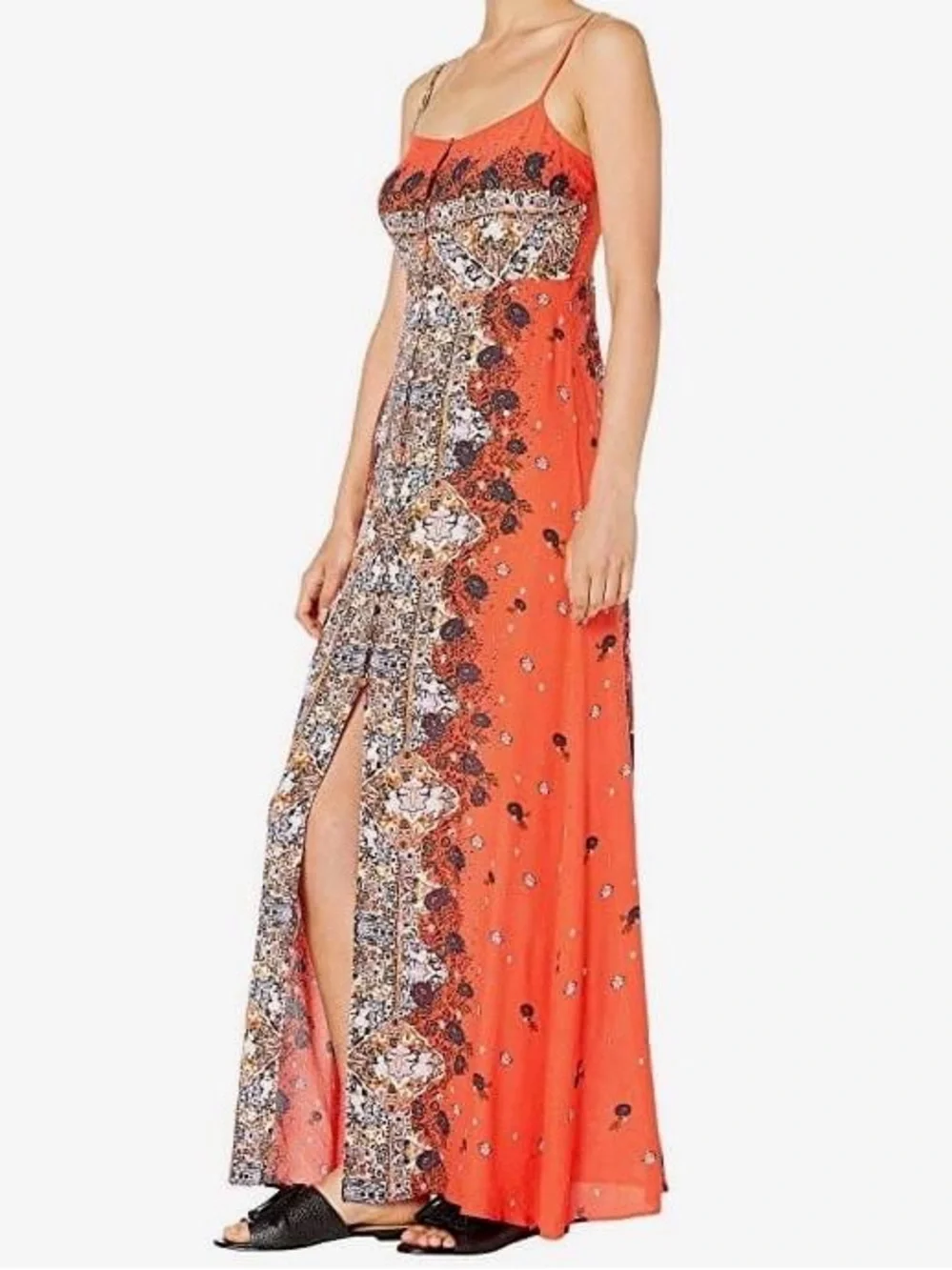 Free People Morning Song Maxi Slip Dress XL NWT - Picture 3 of 8